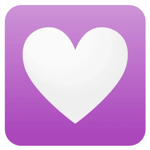 сердца, сердечко, значок сердце, сердце эмодзи, сердце фиолетовое