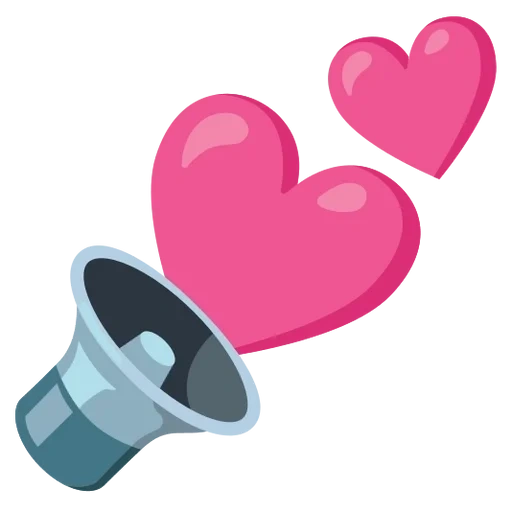 hati emoji, hati emoji, hati berwarna merah muda, pembicara emoji, emoji adalah dua hati