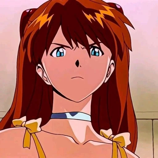 anime asuka, evangelion, evangelion de anime, asuka langley surya, asuka evangelion 1995