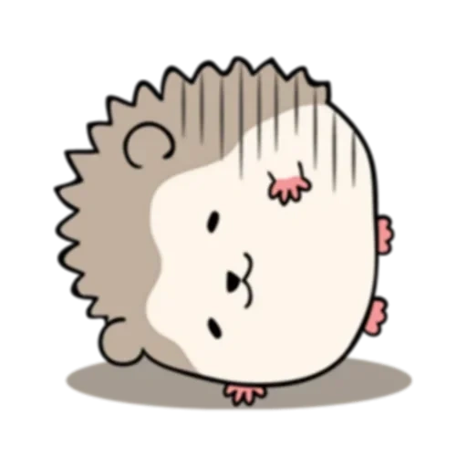 the igel, anime hedgehog, die niedlichen igel, der igel ist süß, zeichnen sie den igel