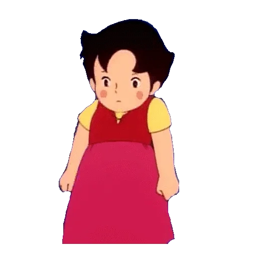 orang asia, heidi, heidi dort, heidi cartoon 2005, hayao miyazaki heidi girl alpine