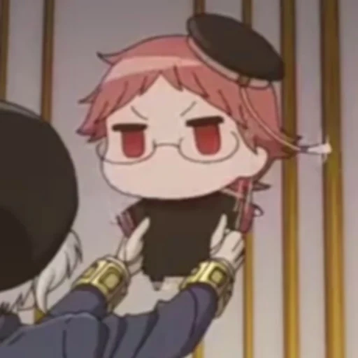 animação de kawai, personagem de anime, hein wittgenstein chibi, animação royal tutor, professor da família real de hein scriner