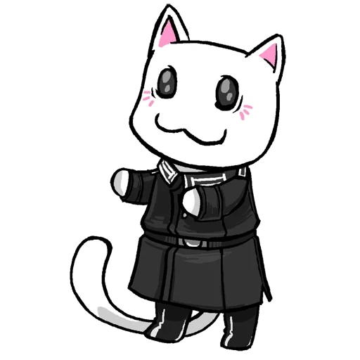 gato, gato, krautchan, krautchan, cat de personagem