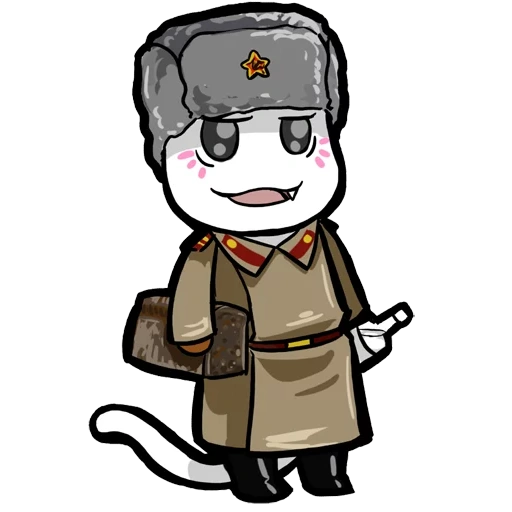 militär, krautchan, chibi ist militärisch, chibby sind soldaten, soldat soldat