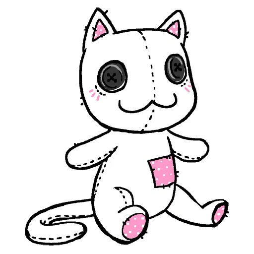 kitty sketchi, lindos dibujos, dibujos de gatos, dibujo de gato lindo, dibujos de gatos de bocetos