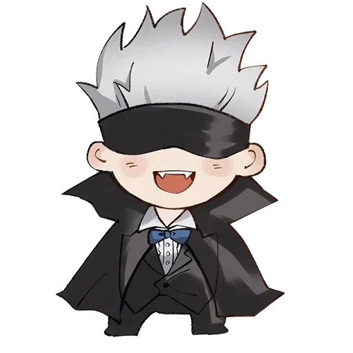 anime, jujutsu, jujutsu kaisen, gojo satorou chibi