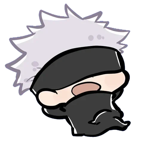 jujutsu kaisen, anime characters, dojo satoro chibi