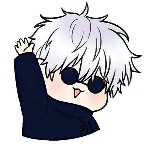 image, killoi chibi, personnages d'anime, chibi kaneki ken, gojo sator chibi