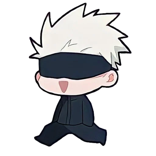 anime, jujutsu kaisen, personaggi anime, dojo satoro chibi