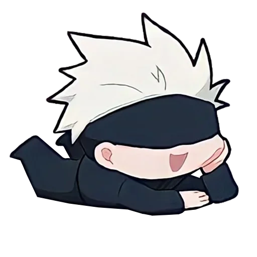 jujutsu, jujutsu kaisen, personajes de animación, gojo satorou chibi