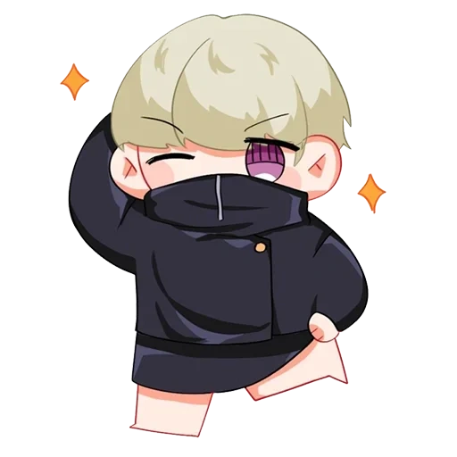 chibi, image, anime chibi, jujutsu kaisen, personnages d'anime