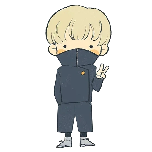 jujutsu, immagine, chibi yungi, chibi jimin, jujutsu kaisen