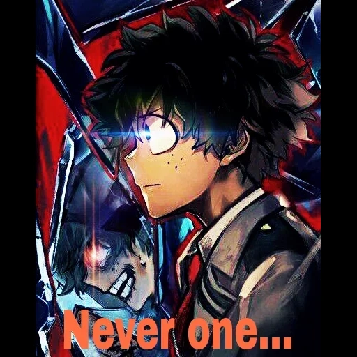 deku, midoriya, seni anime, akademi heroik saya, episode academy pahlawan saya 1