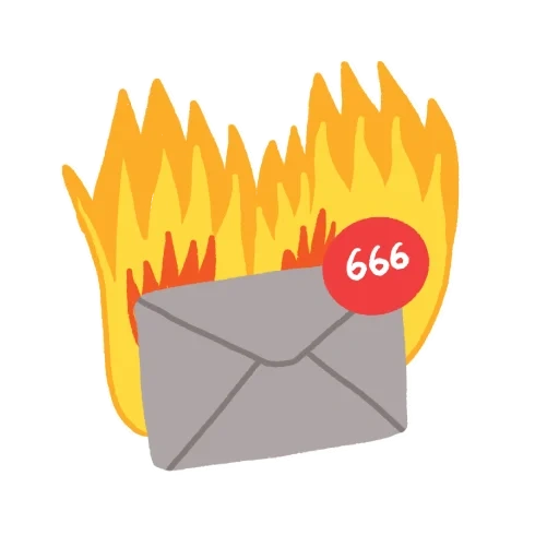 stiker dalam telegram kementerian darurat, stiker telegram, teks, stiker, amplop dalam api