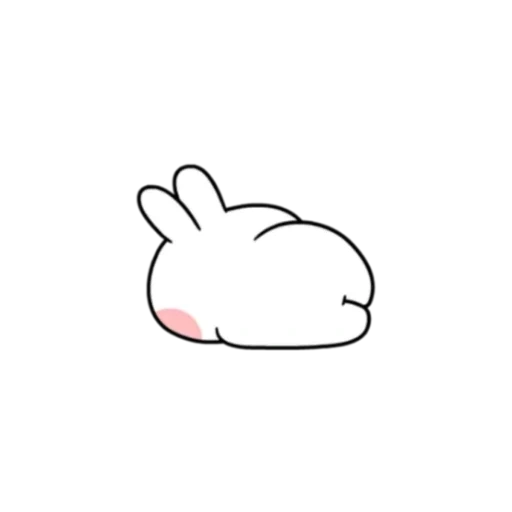adorabile, coniglio, coniglio bianco, modello di coniglio carino
