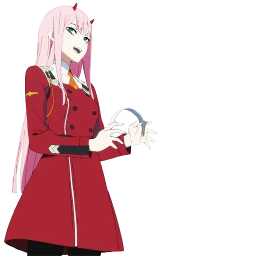 zero two, franxx zero two, mignon portant franks 002, 002 franks hauteur de tout le corps, darling in the franxx zero two