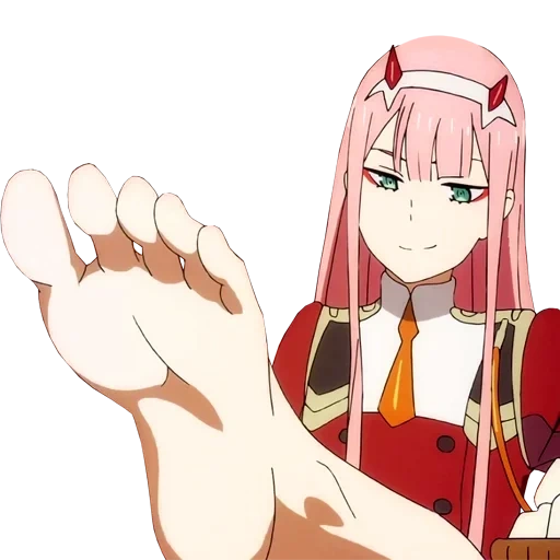 zero two francs, park ao zero two, anime darling in the franxx, darling animation in franxx feet