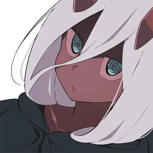 animation, 02 hong mo, cartoon characters, favorite 02 devil in franx, darling in the franxx zero two