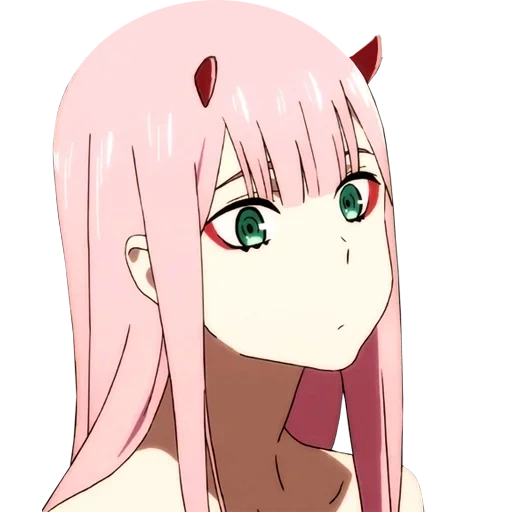 002 franxx, cartoon character, sweetheart is in franks, 02 animation without background
