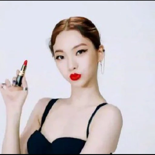 asiático, chica, maquillaje asiático, maquillaje coreano, dinero de corea del sur