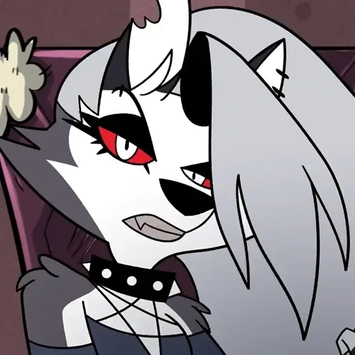 hotel hazbin, helluwa boss luna, hotel luna hazbin, jefe del infierno del hotel hazbin, la luna del dueño del infierno del hotel hazbin