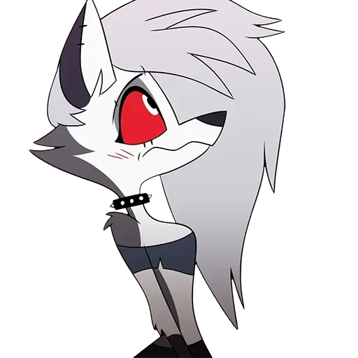 hazbin hotel, viczipop jackie, luna hotel hazbin, helluva boss x reader, hazbin moon wolf hotel