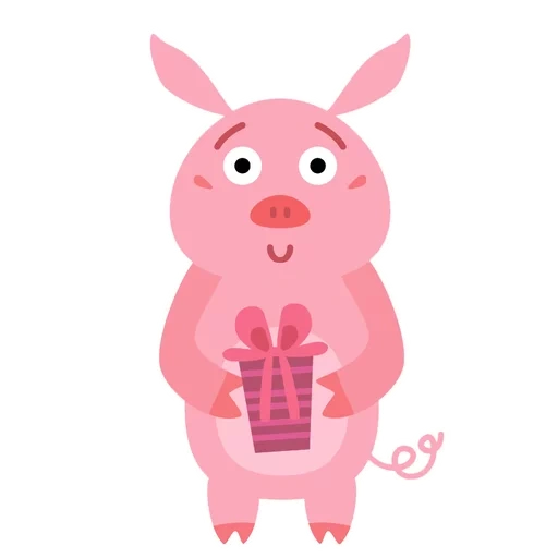 pig, piggy, pig drawing, pink pig, big movie about the piglet