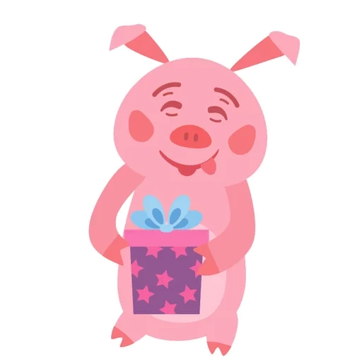 grynyan, pig, piggy, pink pig, pink pig