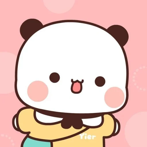 clipart, desenhos fofos, os animais são fofos, kawaii panda brownie, anime desenhos fofos