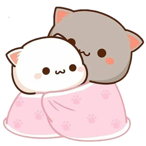 abbraccio kawaii, schemi carini sono carini, modello di gatto carino, carino sigillo kawaii, kawai seal love