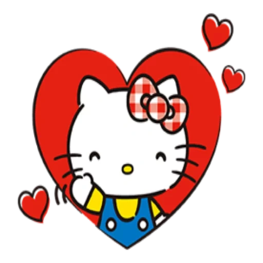 hola gatito, hola gatito, hallow kitty con corazón, hallow kitty un corazón, kitty de valentine hallow