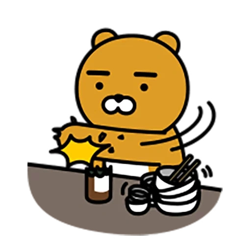 biskuit, kakaotalk, kakao friends, ryan kakaotalk