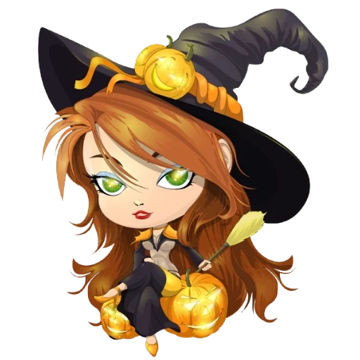 halloween, the witch, die hexe von chibi, klippat die hexe, halloween der hexe von matsumoto