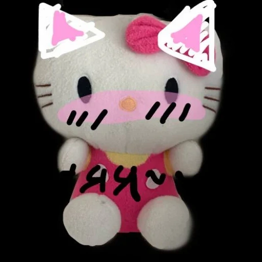 jouets en peluche, chaton en peluche, bonjour kitty jouet doux, jouet en peluche kitty cat, jouet en peluche effrayant hello kitty