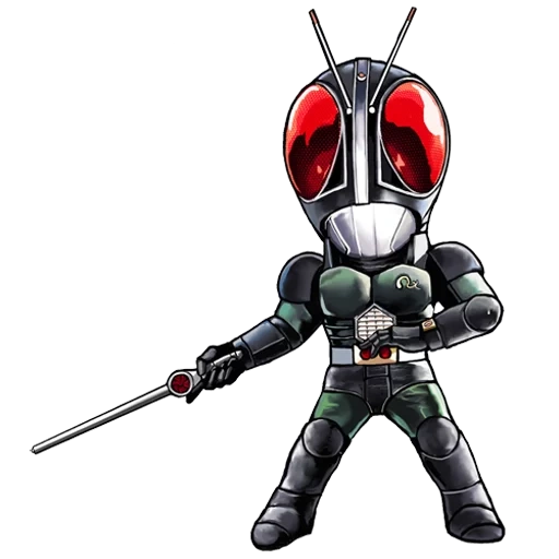 deadpool, kamen rider, deadpool chibi, marvel deadpool