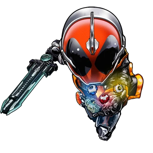 deadpool 2, warframe icon, kamen ryder gaym, eva 2 evangelion helmet, man muravia marvel