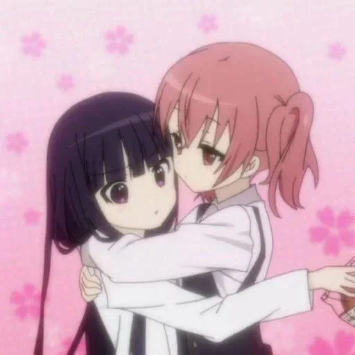 anime, inu x boku ss, the anime is funny, anime hugs, anime ririchiyo karuta