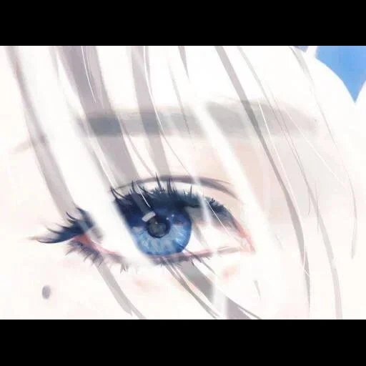 immagine, gli occhi di manga, gli occhi dell'anime, gli occhi dell'art anime, occhi blu anime
