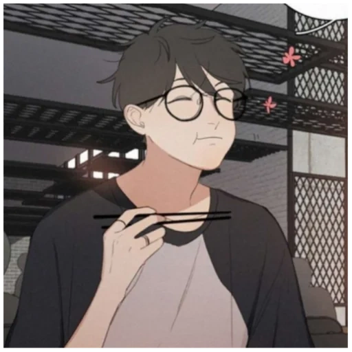 yu yang, anime, picture, are you here, katsudon anime