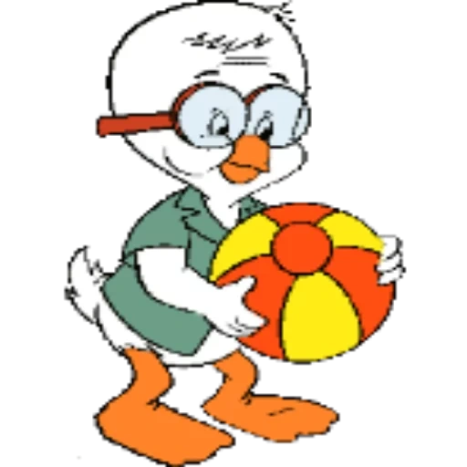 honker, gaoga madelford, cartoon animation, duck story characters, cartoon character duck story