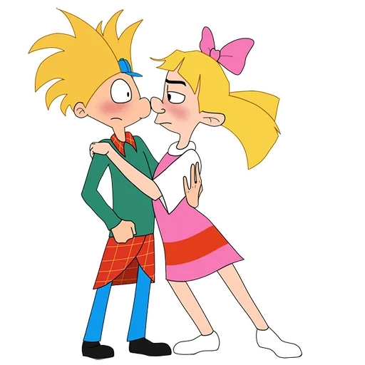 hey arnold, helga pataki, arnold helga, hey arnold helga