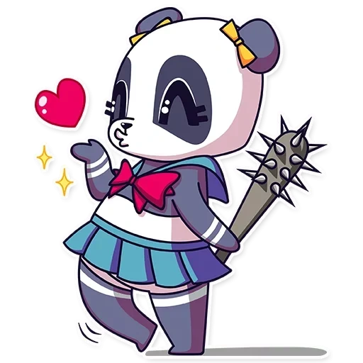 the panda, anime, panda chen
