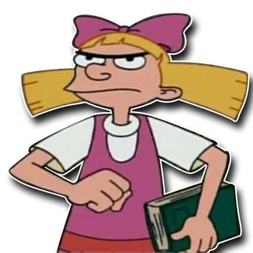 helga, hé arnold, helga pataki, helga ji pataki, les personnages de ay arnold