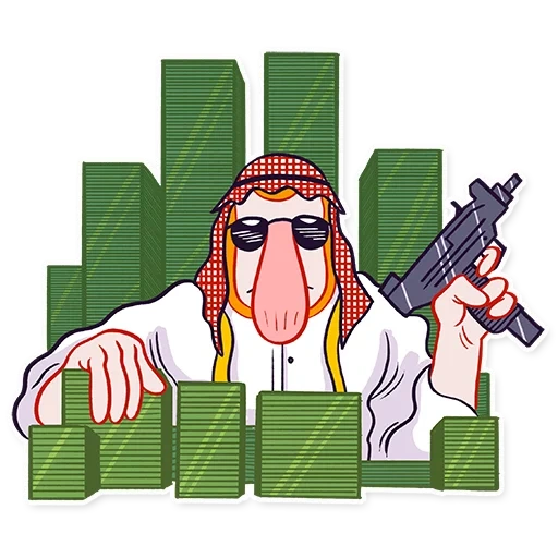 sheikh, sleeve, hey hey, sticker, spongebob arab chief