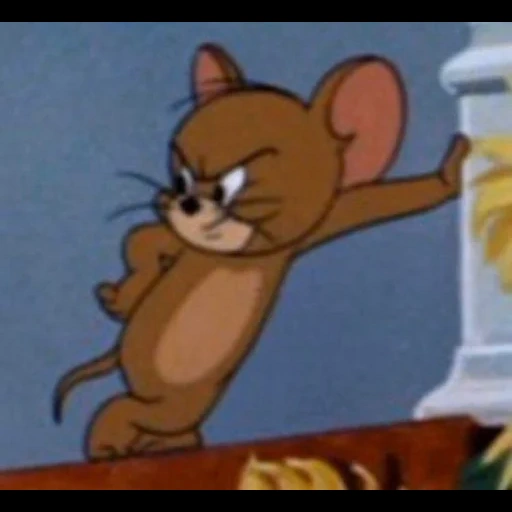 jerry, tom jerry, jerry mouse, mouse tom jerry, il mouse di jerry è scontento