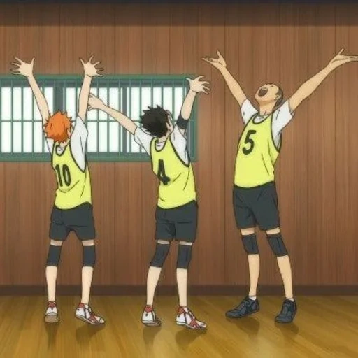 volleyball haikyu, anime volleyball, haikyuu, volleyball anime viande, autocollants haikyuu