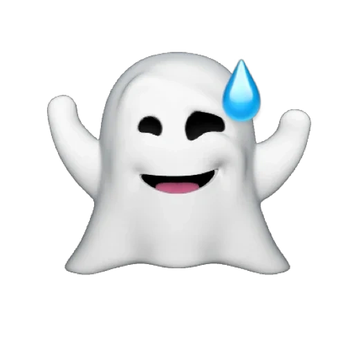 the ghost, emoticon, the memoji, emoticon, the ghost