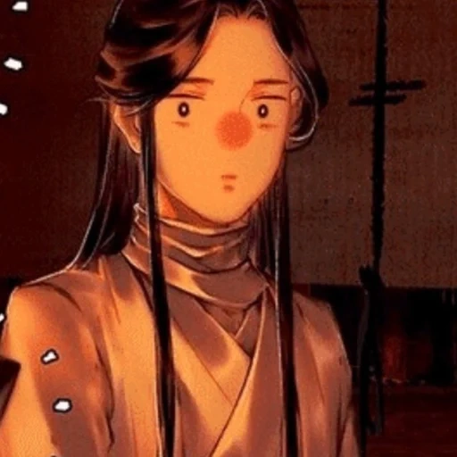 anime, wen ning, mostra blu, lien chan, le benedizioni di xie lian per il cielo e l'uomo