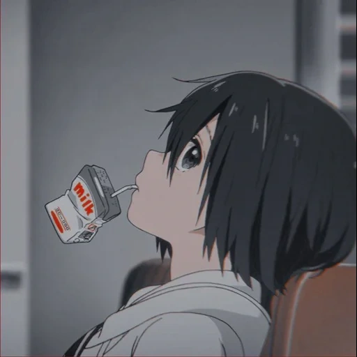 picture, anime ideas, anime drinks juice, anime characters, yuzuru nisimi anime