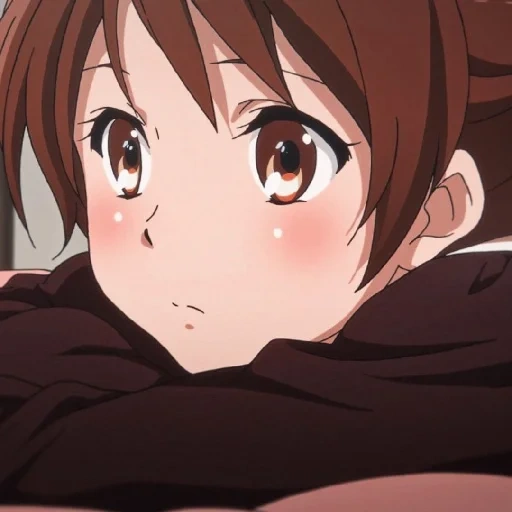 animation outside sichuan, cartoon character, play bass animation, hibic euphonium animation, hibike euphonium cry kumiko